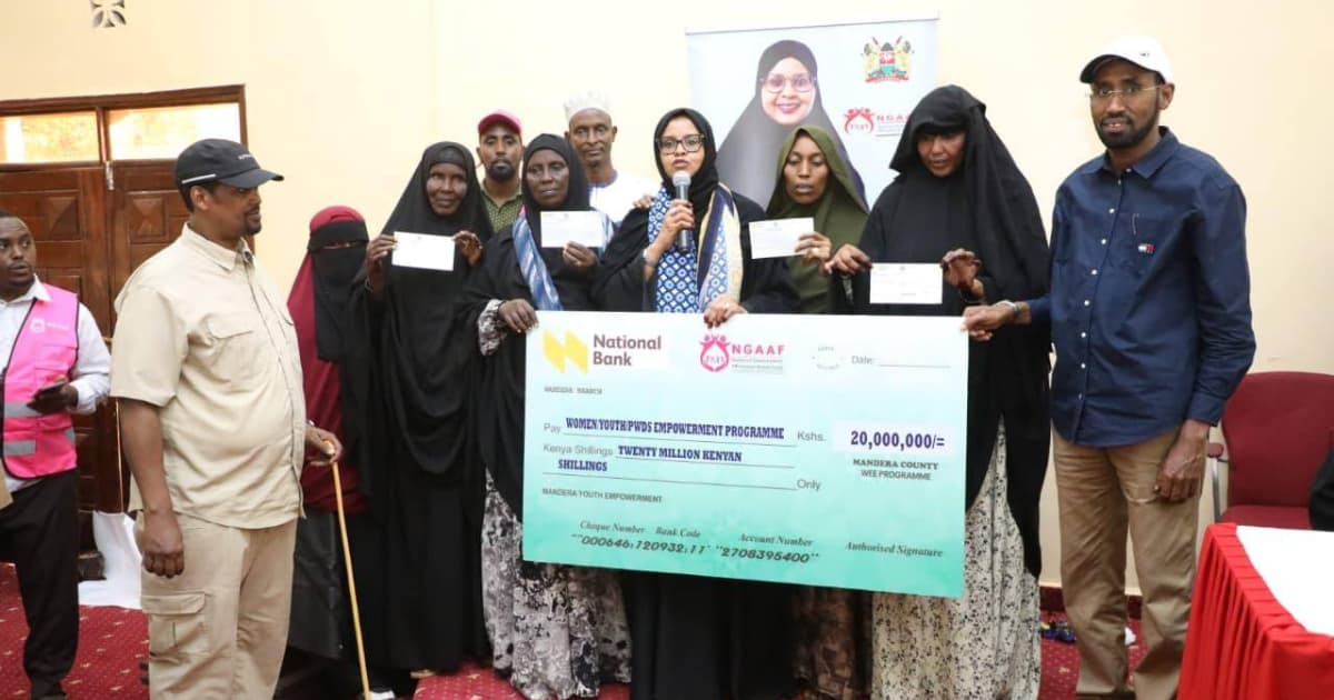 Mandera Woman Representative Launches KSh20 Million NGAAF Empowerment ...